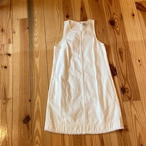 J Crew White Denim Dress